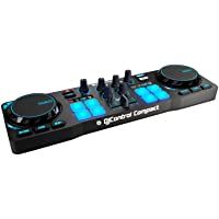 Los mejores  - Hercules - DJCONTROL Compact - Controlador DJ - PC-Mac - Tamaño Compacto - Ligero